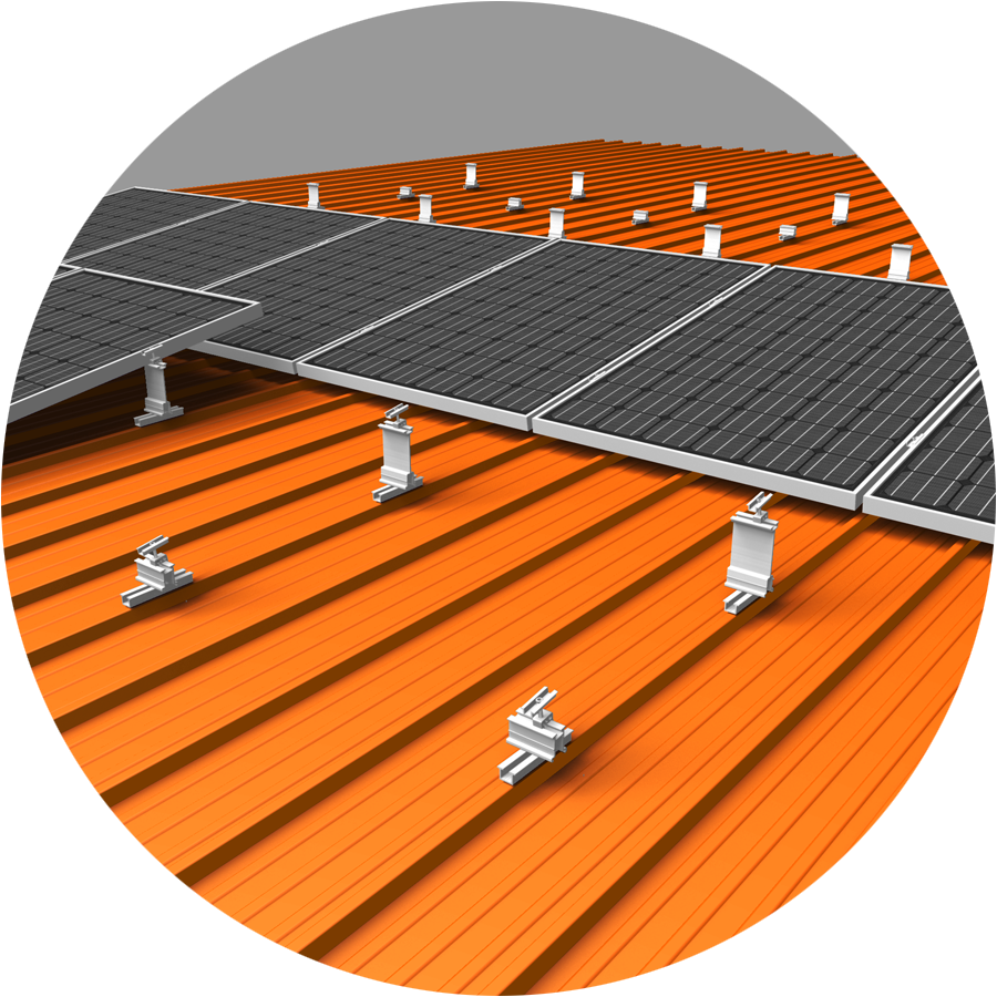 Flachdach minimal Aufständerung