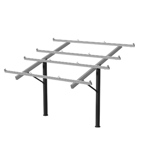 PV Montage Garten Aufständerung