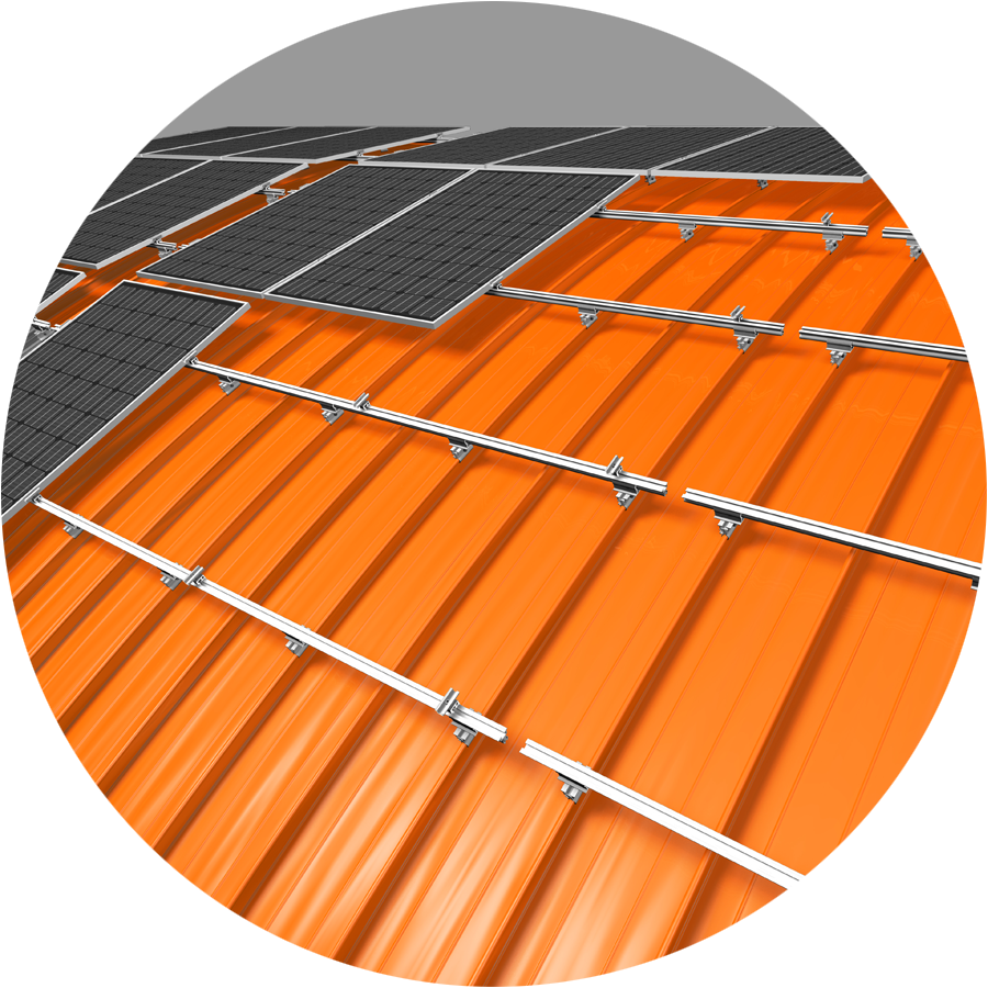 Profilgelenk PG-55 auf Dach