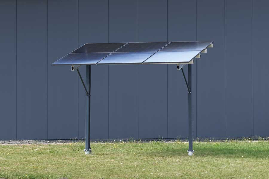 GA-Garten PV-Montage 3 Feld