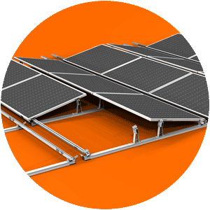 Foliendach PV-Montage