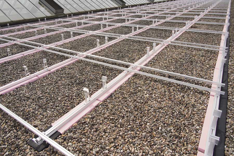 Ost-West PV Aufständerung