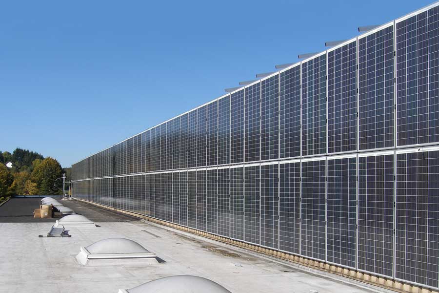 PV-Montage Fassade